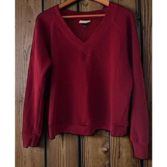 Women's Leisure Studio Sweatshirt - Universal Thread™ Maroon Size S New - Picture 1 of 2